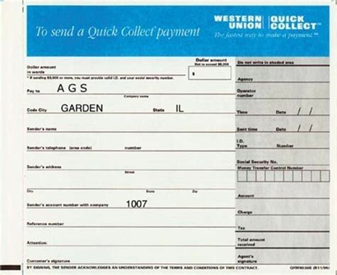 western union bill pay fee.